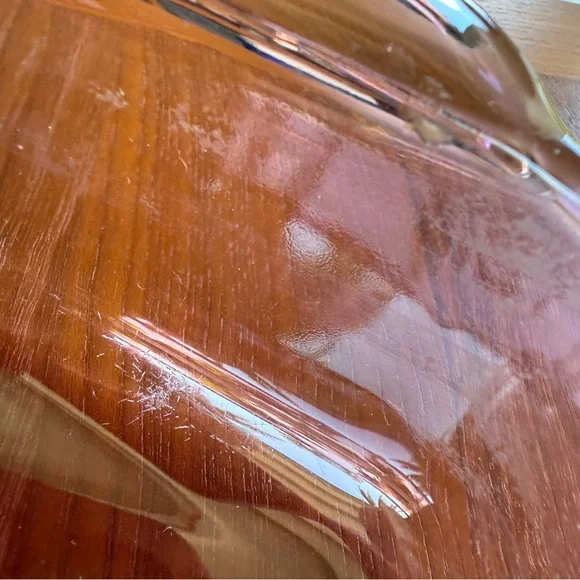 Pyrex Vintage Cranberry Baking Dish Set w/ 8” Square & 11” x 7.5” Rectangle Pans - Picture 16 of 16